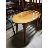 PITCH PINE OVAL OCCASIONAL TABLE