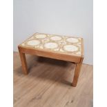 1960S G PLAN TILED TOPPED TABLE