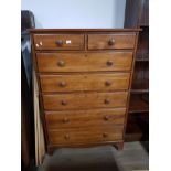 VINTAGE 2 OVER 5 DRAWER CHEST