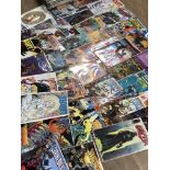 A BOX OF ASSORTED COMICS INC DC MARVEL ETC