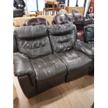 MANUAL RECLINING 2 SEATER SOFA