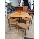 G PLAN DINING ROOM SUITE INCLUDING EXTENDING TABLE AND 6 CHAIRS PLUS SIDEBOARD