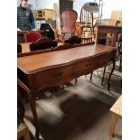 ORNATELY CARVED 3 DRAWER BUFFET