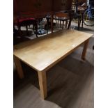 MODERN BEECH LOW COFFEE TABLE