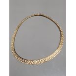 STAMPED 750 18CT GOLD LADIES NECKLET 38.2G