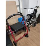 A WALKING AID TOGETHER WITH WHEELCHAIR