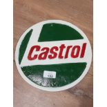 CAST METAL CASTROL SIGN