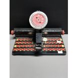 VINTAGE TIN TOY DIAL TYPEWRITER