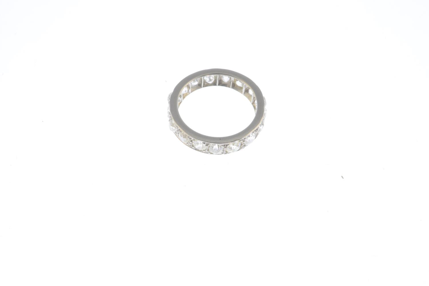 A diamond full eternity ring. - Image 3 of 3