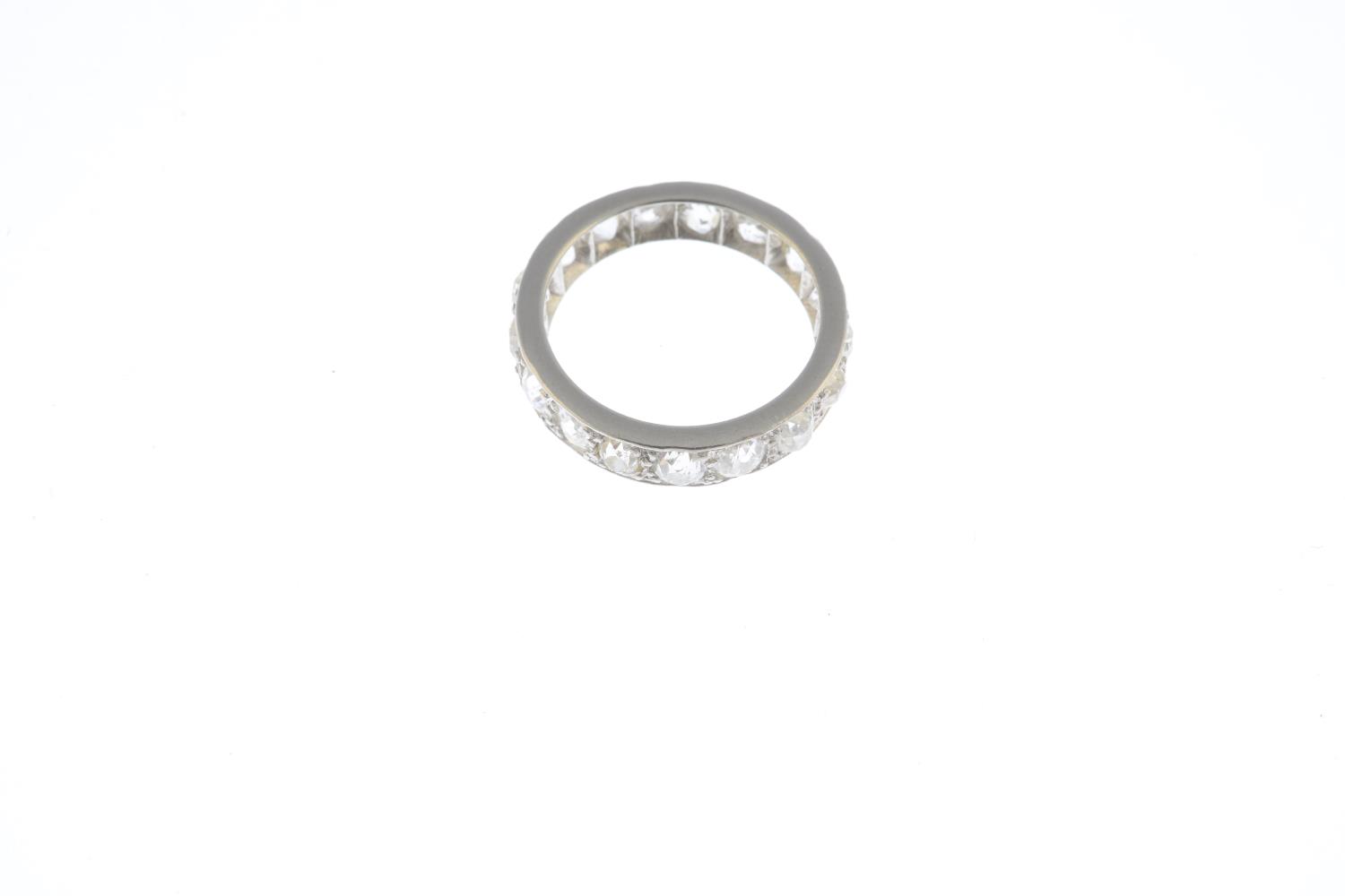 A diamond full eternity ring. - Image 2 of 3