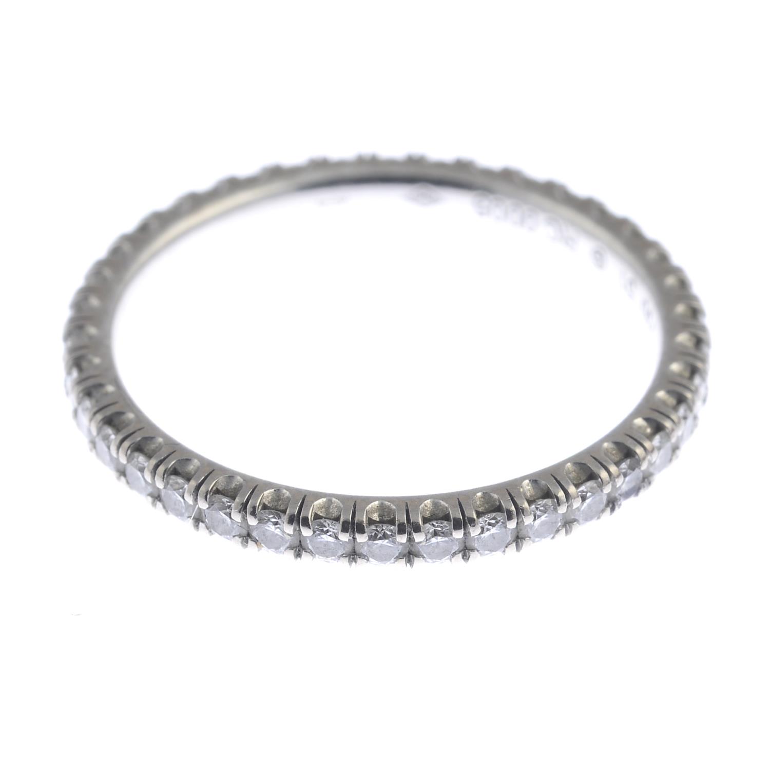 CARTIER - an 18ct gold diamond 'Étincelle' full eternity ring. - Image 2 of 3