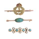 Three early 20th century brooches.