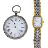OMEGA - a lady's 'De Ville' wrist watch.