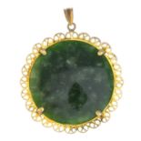 A jade pendant.