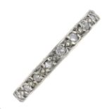 A diamond full eternity ring.