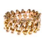 An early 20th century 9ct gold bracelet.