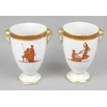 A pair of Derby porcelain vessels,