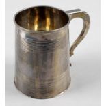 A George III silver mug,