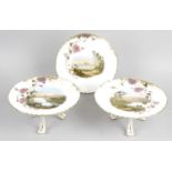 Six Doulton Burslem tazzas,