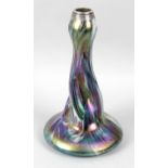 An early 20th century Art Nouveau iridescent glass vase,