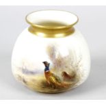 A Royal Worcester bone china vase,