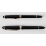 Two Montblanc Meisterstuck pens,