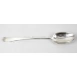 An early nineteenth century Newcastle silver basting spoon,