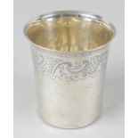 A French provincial silver beaker,