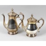 A collection of assorted silver plated wares,