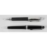 A group of Montblanc pens and accessories,