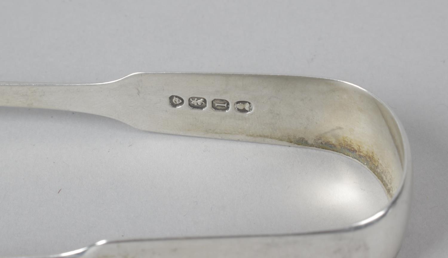 A selection of six pairs of silver sugar tongs, - Image 2 of 3