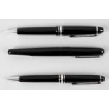 Three Montblanc pens,