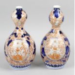 A pair of 19th century Japanese pottery vases,