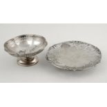 Two mid to later twentieth century silver dishes,