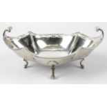 A 1920's silver dish,