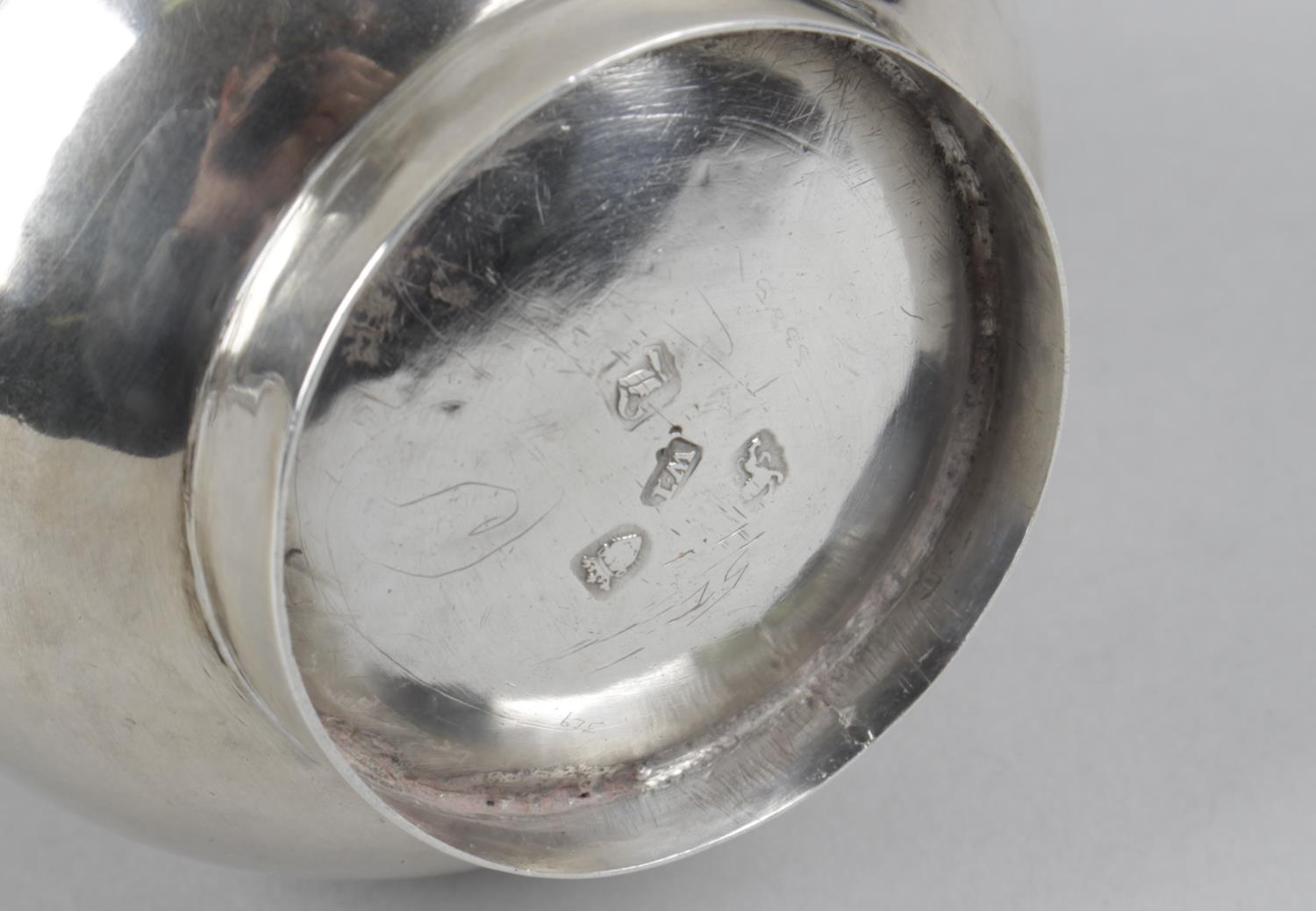 An early George III silver chocolate or hot water pot, - Image 3 of 3