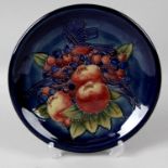 A Moorcroft pottery dish,