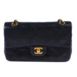 CHANEL - a vintage Small Double Flap handbag.