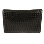 BOTTEGA VENETA - an Intrecciato Flap clutch.