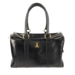 BURBERRY - a vintage Boston handbag.