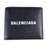 BALENCIAGA - a Billfold Logo Wallet.