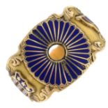 A gentleman's enamel dress ring.