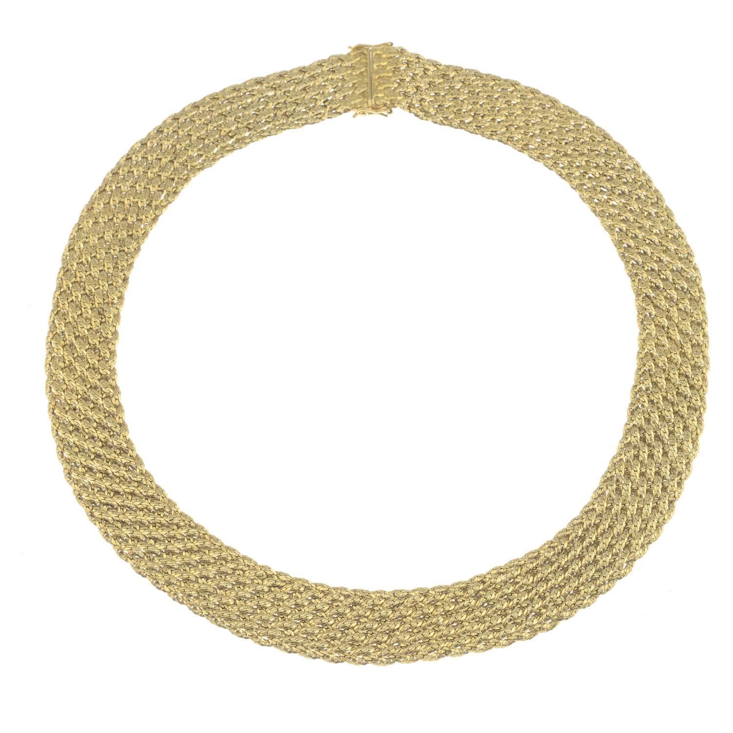 An 18ct gold necklace. - Image 2 of 3