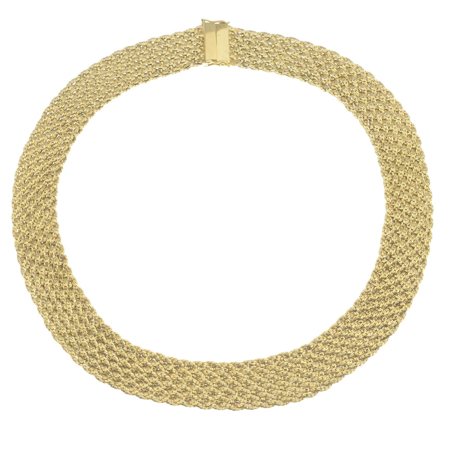 An 18ct gold necklace. - Image 3 of 3
