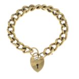 (54170) A 9ct gold bracelet.