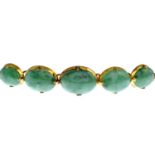 A jade bracelet.