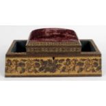 A 19th century Tunbridge ware sewing box,