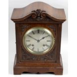A 19th century mahogany cased mantel clock,