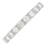 A diamond full eternity ring.