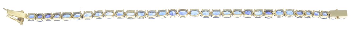 A sapphire bracelet. - Image 3 of 3
